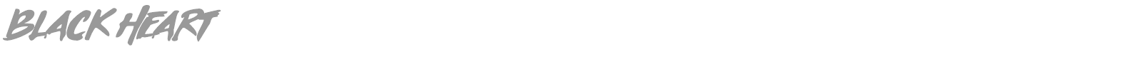 Black Heart font preview